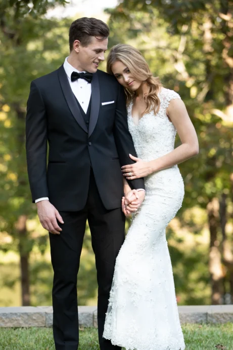 C305 - Black "Dawson" Shawl Tuxedo