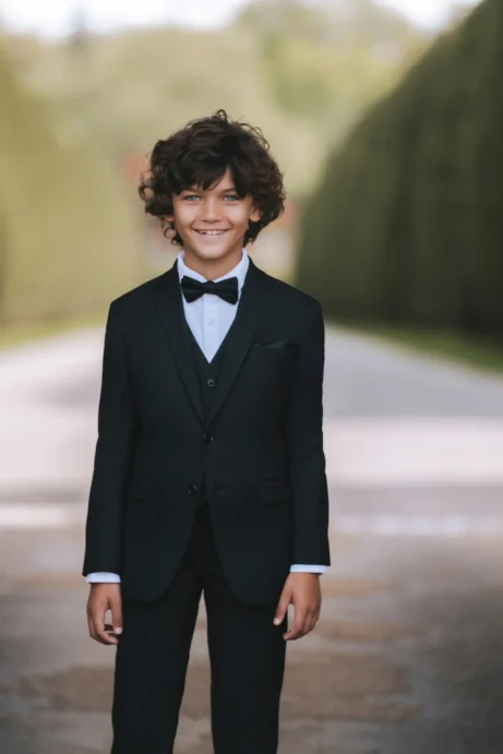 C101 - Black Wedding Collection Suit - Image 3
