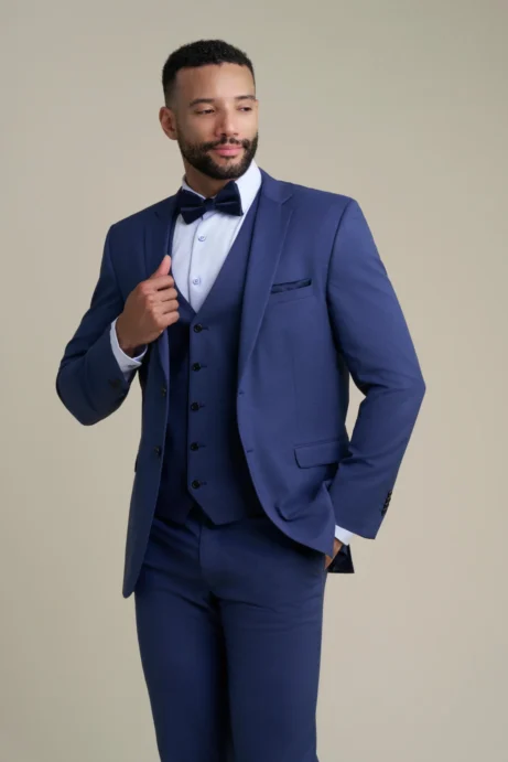 C101 - Blue Wedding Collection Suit - Image 4