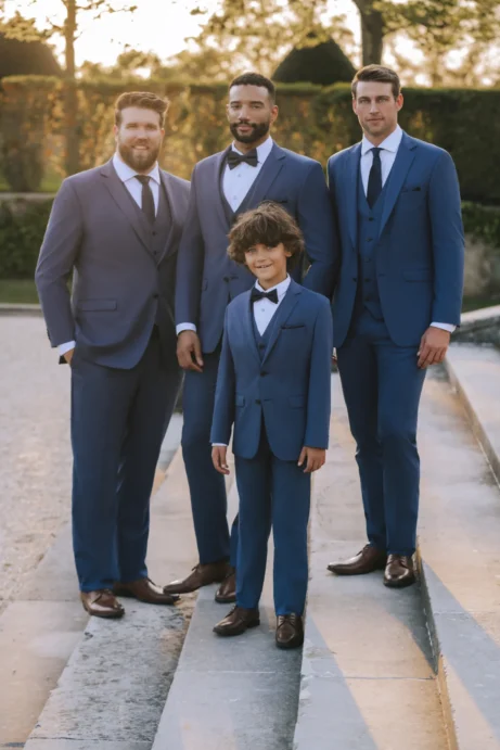 C101 - Blue Wedding Collection Suit - Image 2