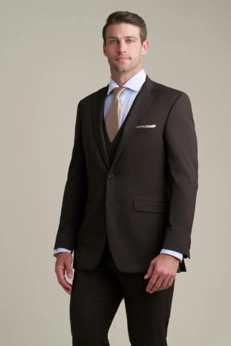 C101 - Brown Wedding Collection Suit - Image 2