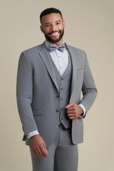 C101 - Medium Grey Wedding Collection Suit - Image 2