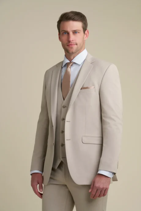 C101 - Tan Wedding Collection Suit - Image 2